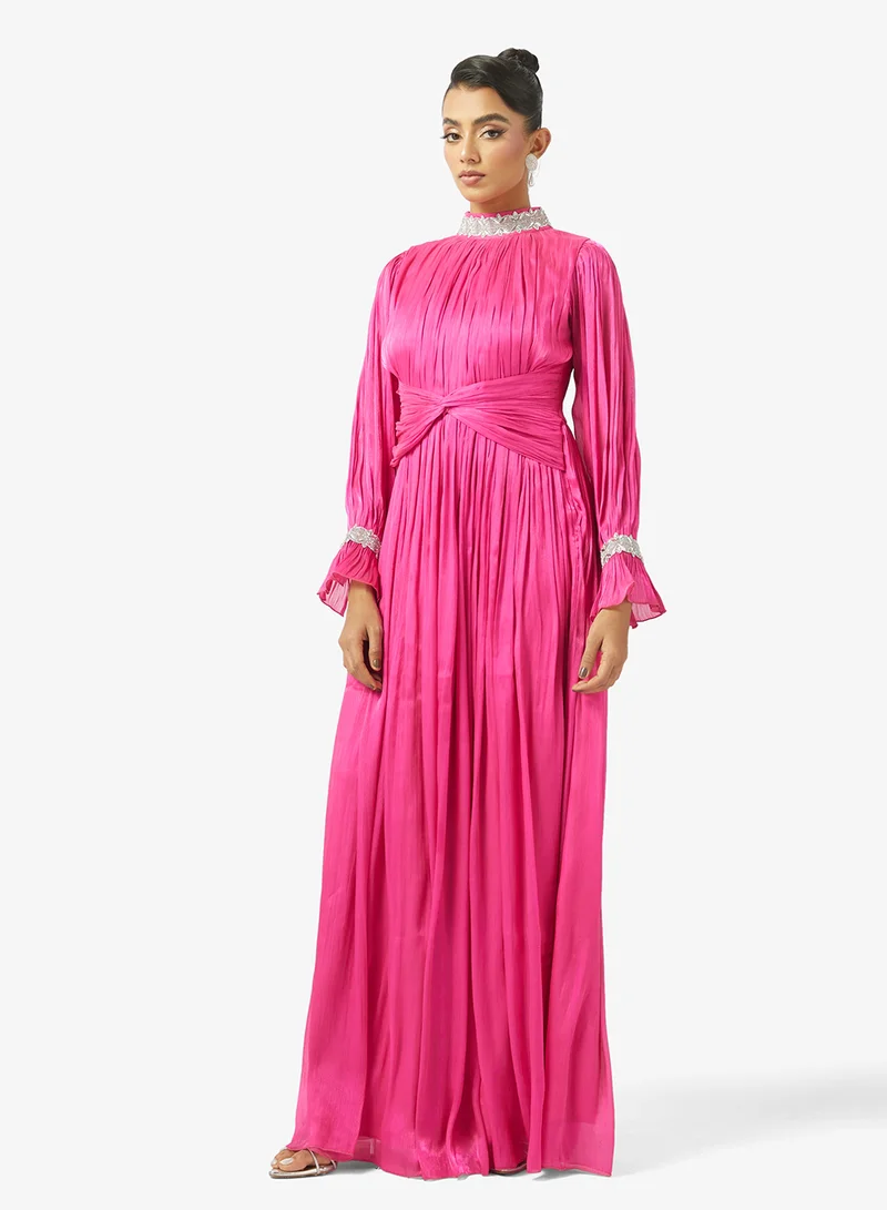 Golden Apple Embellished Maxi Dress